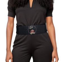 Cargar imagen en el visor de la galería, Belt Woven Black Stretch Afro Queen for Women

