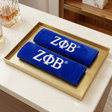Zeta Phi Beta Blue Seat Belt Cover Set