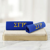 Sigma Gamma Rho Blue Seat Belt Cover Set
