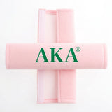 Alpha Kappa Alpha Pink Seat Belt Cover Set