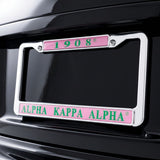Alpha Kappa Alpha 1908 License Plate Frame