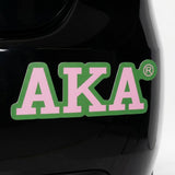 Alpha Kappa Alpha Greek Letter Car Bumper Magnet