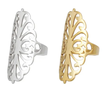 3044 - Stainless Steel Filigree Rings