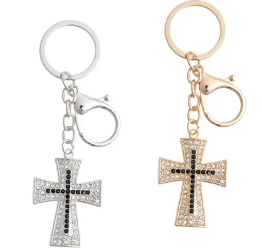 2034 - cross key chain