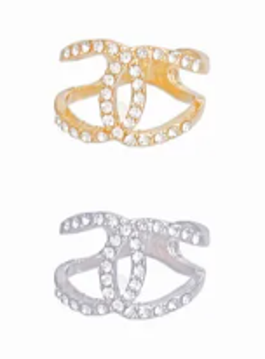 3056 - Rhinestone Sized CC Rings INSPIRED