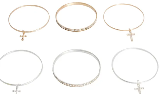 3013 - cross bangles