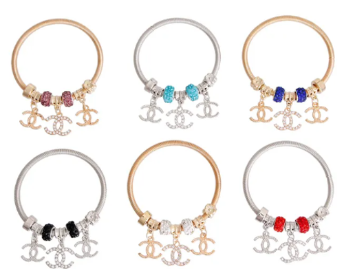 3064 - Designer Logo Charm Bracelets INSPIRED