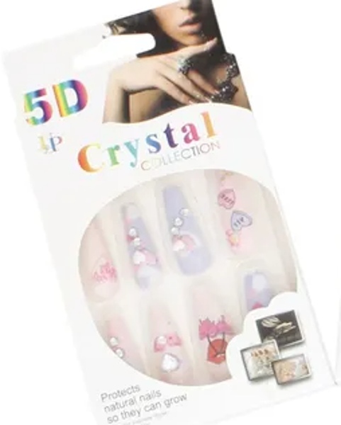 P1 - Valentines 3D Art Press on Nails