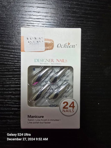 5014 - Chrome Press-on Nails