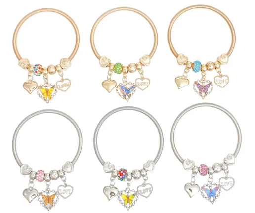 3052 - Butterfly Jump Coil Bracelets