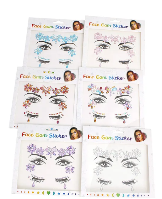 1324 - Face Gam Sticker