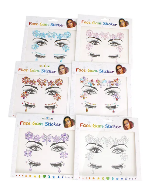 1324 - Face Gam Sticker