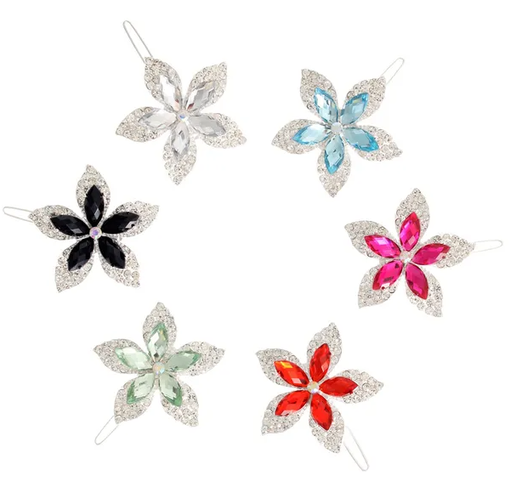 880 - flower hair bow