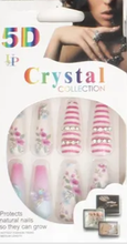 Load image into Gallery viewer, P2 - Long 3D Art Butterfly Flower Nails
