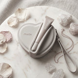 Gray Heart Silicone Pouch & Peptide Lip Tint Set