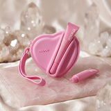 Pink Heart Silicone Pouch & Peptide Lip Tint Set