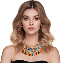 Load image into Gallery viewer, Multi Bead Boho Necklace
