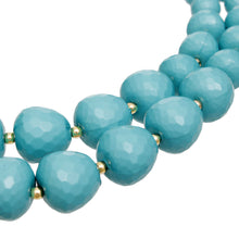 Load image into Gallery viewer, Beaded Turquoise Faceted Global Inspo Necklace
