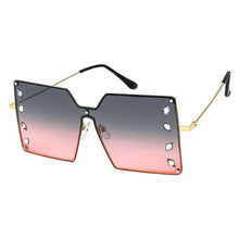 Cargar imagen en el visor de la galería, Purple Square Stone Sunglasses
