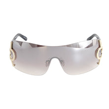 Load image into Gallery viewer, Black Gold Circle Sunglasses
