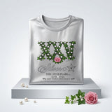 Large AKA Silver Soror 25th Pearl Metallic Tee