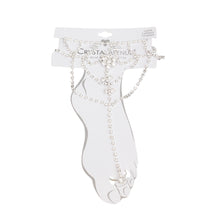 Cargar imagen en el visor de la galería, Ankle Chain Silver Rhinestone Toe Ring for Women
