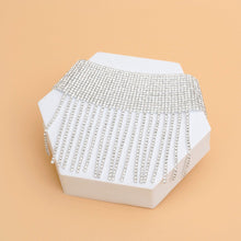 Cargar imagen en el visor de la galería, Anklet Silver Rhinestone 16 Line Fringe for Women
