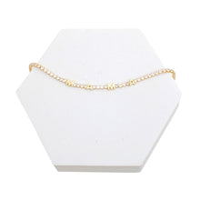 Cargar imagen en el visor de la galería, Tennis Bracelet Gold CZ Rhinestone MAMA for Women
