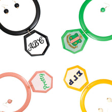 Load image into Gallery viewer, Customizable Necklace Retro Yellow Geo Pendant Collar
