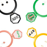 Customizable Pink Geometric Pendant