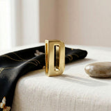 Letter D Gold Slide Letter Charm Sold Individually