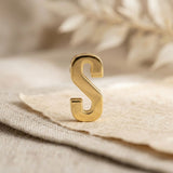 Letter S Gold Slide Letter Charm Sold Individually