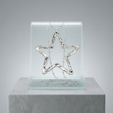AKA Silver Star Long Pendant Chain Necklace