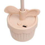 Portable Desk Fan Pink Flower Pot Little Honey