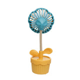 Portable Desk Fan Yellow Flower Pot Pompompurin