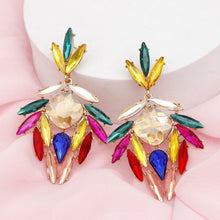 Load image into Gallery viewer, Drop Show Stopping Multi Marquise Crystal Earrings
