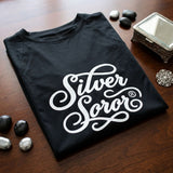 AKA 3XL Silver Soror Black Athletic Tee