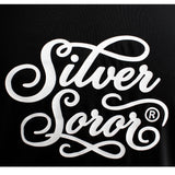 AKA 2XL Silver Soror Black Athletic Tee
