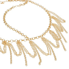 Load image into Gallery viewer, Head Chain Gold Draped and Drop Chains Women

