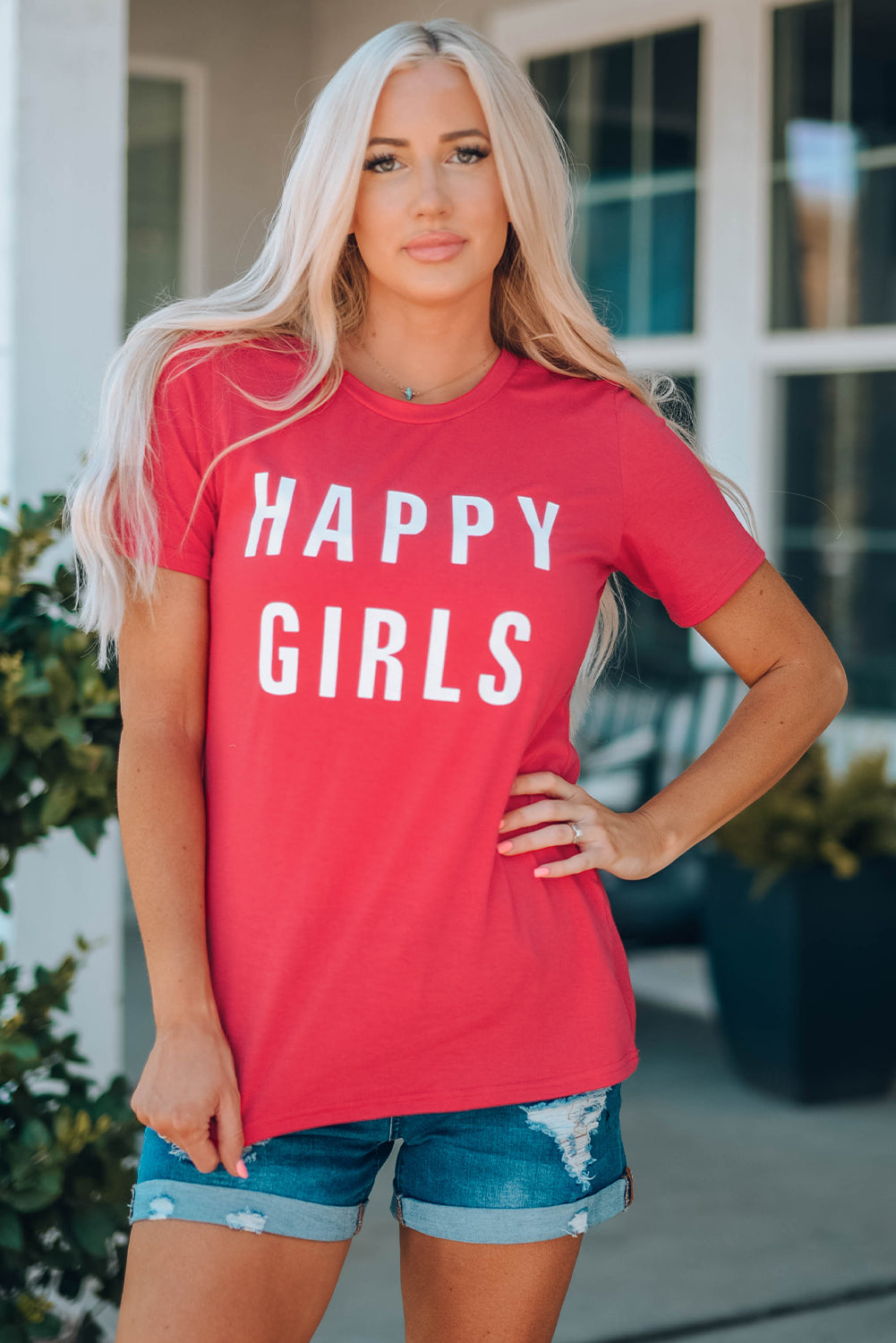 Camiseta de manga corta HAPPY GIRLS