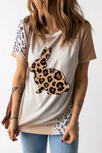 Cargar imagen en el visor de la galería, Easter Leopard Graphic Tee Shirt
