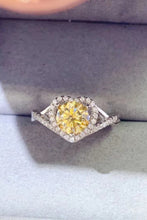 Cargar imagen en el visor de la galería, Adored 1 Carat Moissanite 925 Sterling Silver Heart Ring

