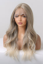 Cargar imagen en el visor de la galería, 13*2&quot; Lace Front Wigs Synthetic Long Wave 24&quot; 150% Density in Medium Blonde Highlights
