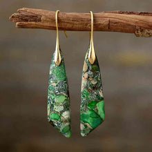 Load image into Gallery viewer, Gold-Plated Copper Dangle Earrings
