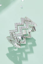 Load image into Gallery viewer, Adored Moissanite Zigzag Stacking Rings
