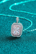 Load image into Gallery viewer, 1 Carat Moissanite Geometric Pendant Chain Necklace
