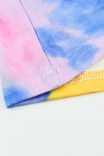 Cargar imagen en el visor de la galería, Girls Tie-Dye Twist Front Long Sleeve Top
