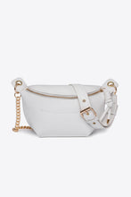 Cargar imagen en el visor de la galería, PU Leather Chain Strap Crossbody Bag
