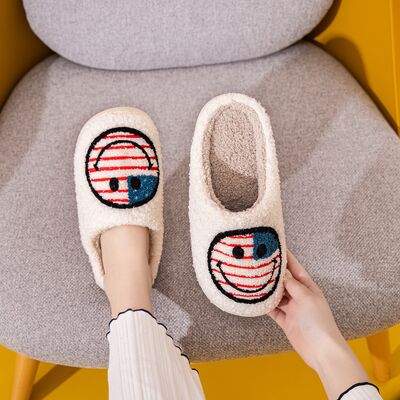 Melody Smiley Face Slippers