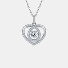Cargar imagen en el visor de la galería, Moissanite 925 Sterling Silver Heart Shape Necklace
